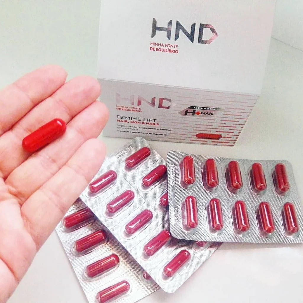 Femme Lift  Suplemento Vitaminico para Cabelo, Pele e Unha