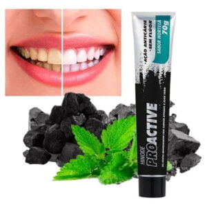 Gel Dental com Carvão Ativado e Aloe Vera Proactive 70g Hinode