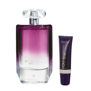 Kit Presente Colônia Rebelle Madness + Gloss Glow Hyaluronic