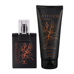 Kit Presente Lattitude Stamina Deo Colônia + Shower Gel