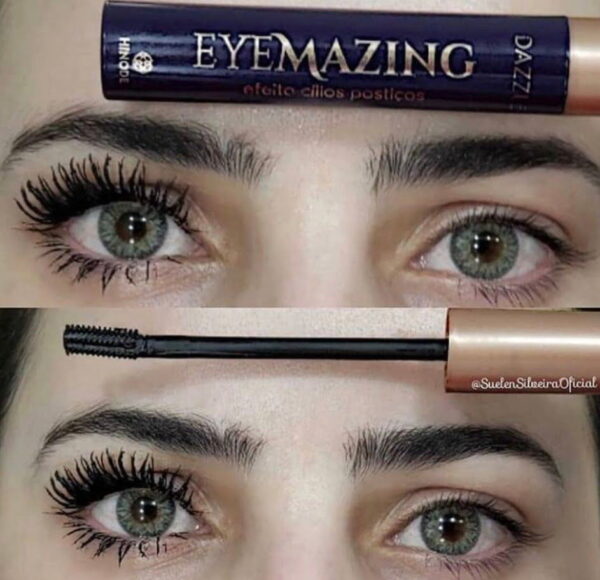 Máscara Efeito Cílios Postiços Dazzle Eyemazing Hinode